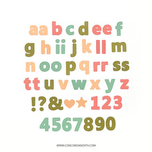 Load image into Gallery viewer, Dies: Concord & 9th-All Together Alphabet Lowercase