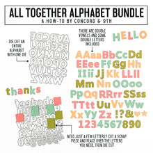 Load image into Gallery viewer, Dies: Concord & 9th-All Together Alphabet Lowercase