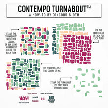 Load image into Gallery viewer, TURNABOUT™  Products: Concord & 9th CONTEMPO TURNABOUT™ STAMP SET