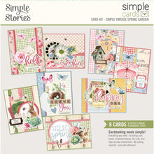 Load image into Gallery viewer, Card Kit: Simple Stories Simple Cards Card Kit-Simple Vintage Spring Garden