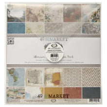 Load image into Gallery viewer, 12x12 Scrapbook Kit: 49 And Market Collection Bundle With Custom Chipboard-Wherever