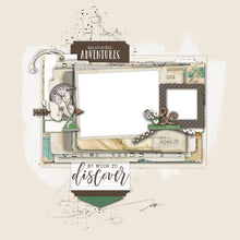 Load image into Gallery viewer, Scrapbooking Kit: 49 And Market Page Kit-Wherever