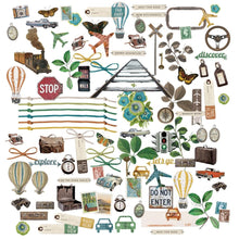 Load image into Gallery viewer, Embellishments: 49 And Market-Wherever Laser Cut Elements