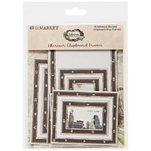 Load image into Gallery viewer, Embellishments: 49 And Market-Wherever Chipboard Frames