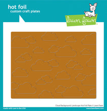 Load image into Gallery viewer, Hot Foil: Lawn Fawn-cloud background: landscape hot foil plate
