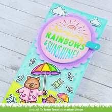 Load image into Gallery viewer, Hot Foil: Lawn Fawn-foiled sentiments: sending rainbows