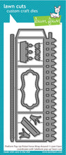 Load image into Gallery viewer, Dies: Lawn Fawn-platform pop-up picket fence wrap around