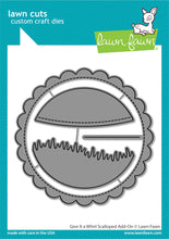 Load image into Gallery viewer, Dies: Lawn Fawn-Give It A Whirl Scallop Add-On