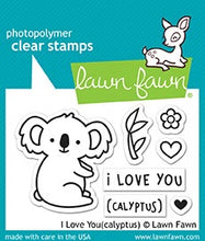 Load image into Gallery viewer, Stamps: Lawn Fawn-I Love You(calyptus)