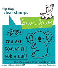 Load image into Gallery viewer, Stamps: Lawn Fawn-I Love You(calyptus) Flip-Flop