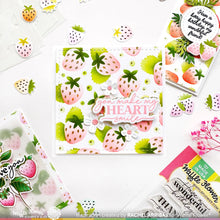 Load image into Gallery viewer, Stencils: Waffle Flower-Strawberries Background Stencil