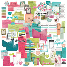 Load image into Gallery viewer, Embellishments: 49 And Market Ephemera Bits-Kaleidoscope