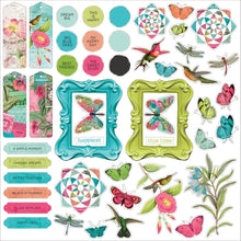 Load image into Gallery viewer, Embellishments: 49 And Market Chipboard Set-Kaleidoscope
