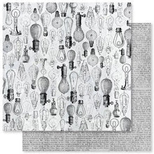 Load image into Gallery viewer, 12x12 Paper:  Paper Rose - Blueprints