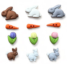 Load image into Gallery viewer, Embellishments: BUTTONS GALORE & MORE-Bunny Fun Buttons