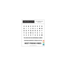 Load image into Gallery viewer, Stamps: Concord & 9th-Best Friend Vibes