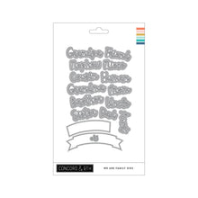 Load image into Gallery viewer, Dies: Concord & 9th-We Are Family