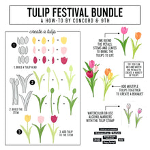 Load image into Gallery viewer, Dies: Concord & 9th-Tulip Festival