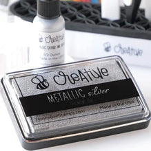 Load image into Gallery viewer, Ink: HoneyBee Stamps-Bee Creative Ink Pad - Metallic Silver Pigment Ink