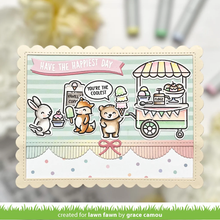 Load image into Gallery viewer, Dies: Lawn Fawn-Scalloped Fringe Border