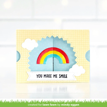 Load image into Gallery viewer, Dies: Lawn Fawn-Ta-Da! Diorama! Sunburst Window Add-On