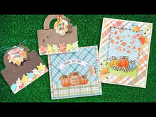 Load and play video in Gallery viewer, Die and Stencil: Lawn Fawn-Reveal Wheel Pick Of The Patch Drop-Down Add-On Set