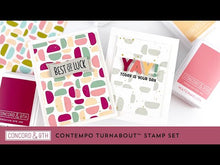 Load and play video in Gallery viewer, TURNABOUT™  Products: Concord & 9th CONTEMPO TURNABOUT™ STAMP SET