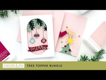 Load and play video in Gallery viewer, Stamps: Concord & 9th-TREE TOPPER STAMP SET