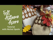 Load and play video in Gallery viewer, Dies: Spellbinders-FELT AUTUMN ACORN HOUSE ETCHED DIES FROM THE FELT STITCH & CREATE COLLECTION BY NICOLE SPOHR