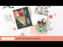 Load and play video in Gallery viewer, Dies: Concord & 9th-Paper Bouquet