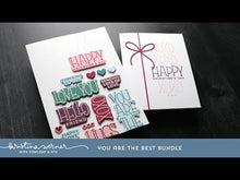 Load and play video in Gallery viewer, Stamps: Kristina Werner with C&9-You Are the Best