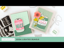 Load and play video in Gallery viewer, Stamps: Concord & 9th-Soda-Lighted Stamp Set
