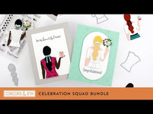 Load and play video in Gallery viewer, Stamps: Concord & 9th-Celebration Squad Stamp Set