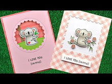 Load and play video in Gallery viewer, Stamps: Lawn Fawn-I Love You(calyptus)