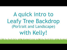 Load and play video in Gallery viewer, Dies: Lawn Fawn-Leafy Tree Backdrop: Portrait