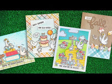 Load and play video in Gallery viewer, Stencils: Lawn Fawn-Silly Goose! Coloring Stencils