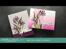 Load and play video in Gallery viewer, Stamps: Kristina Werner with C&9-Written Words 2
