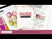 Load and play video in Gallery viewer, Dies: Concord & 9th-All Together Alphabet Uppercase