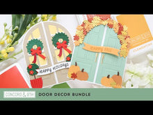 Load and play video in Gallery viewer, Dies: Concord & 9th-Door Decor Dies