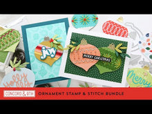 Load and play video in Gallery viewer, Dies: Concord & 9th-Ornament Stamp & Stitch Dies