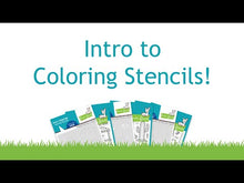 Load and play video in Gallery viewer, Stencils: Lawn Fawn-Whoosh, Kites! Coloring Stencils
