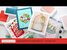 Load and play video in Gallery viewer, Turnabout™ stamps: Concord & 9th-Ornaments Turnabout™ Stamp Set