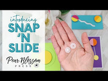 Load and play video in Gallery viewer, Crafting Tools: Pear Blossom Press-Snap ‘N Slide