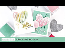 Load and play video in Gallery viewer, Dies: Concord & 9th: Knit With Care