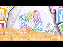 Load and play video in Gallery viewer, Stamps: Waffle Flower-Oversized Hello