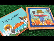 Load and play video in Gallery viewer, Stamps: Lawn Fawn-Happy Harvest