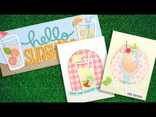 Load and play video in Gallery viewer, Dies: Lawn Fawn-Build-A Drink Cocktail Add-On Dies