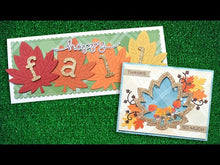 Load and play video in Gallery viewer, Dies: Lawn Fawn-Outside In Stitched Maple Leaf