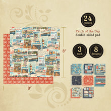 Load image into Gallery viewer, 8x8 Paper: Graphic 45 Double-Sided Paper Pad 8"X8" 24/Pkg-Graphic 45-Catch Of The Day Papercrafting Paper