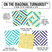 Load image into Gallery viewer, Turnabout™ Stamps: Concord & 9th-On The Diagonal Turnabout™ Stamp